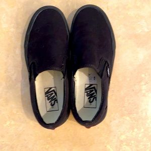 Boys black Vans